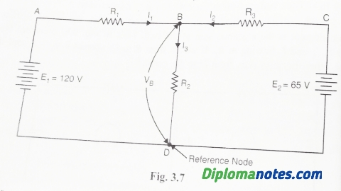 Diagram for nodal Analysis 